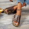 Fashion Fashion Women Slippers Summer Flats Clip Toe Casual Platform Sandals Beach Designer Shoes Retro Outdoor Slippers Slides Women
