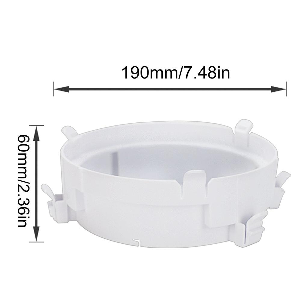 Air Conditioner Exhaust Hose Connector ABS 19cm Diameter Household Portable Coupler for Midea KY25 KY35 1P 1.5P