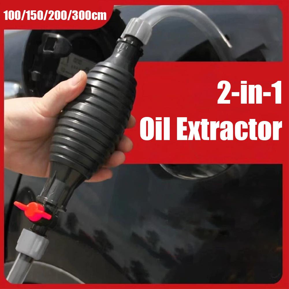 Truck Fuel Oil Pump Petrol Suction Device Petrol Transfer Pump Hand Efficient Car Petrol Tank Sucker Oil Saver 1PC Fuel System Fittings7