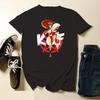 Fighter King Mai Shiranui Modal Print Y2k Breathable Anime Creative Aesthetics Hipster Men Women Universal Short-sleeved T-shirt