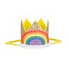 Newborn Baby Rainbow Crown Lace Princess Cute Hairband Headband Baby Infant Boys Girls Birthday Party Show Photo Headdress Gift