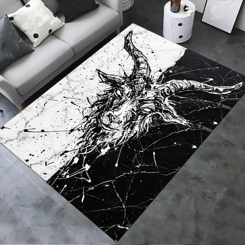 2025 New Goat Demon Carpet Rug for Living Room Bedroom Home Sofa Decoration,Kids play Non-slip Floor Mat141
