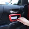 Car Front Rear Door Handle Frame Trim ABS Red Trim Cover For Toyota Tacoma 16-22