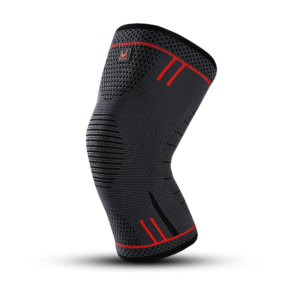 1 Pcs Elastic Knee Support Sleeve Breathable Compression Brace for Gym Sports Basketball Volleyball Running Protection