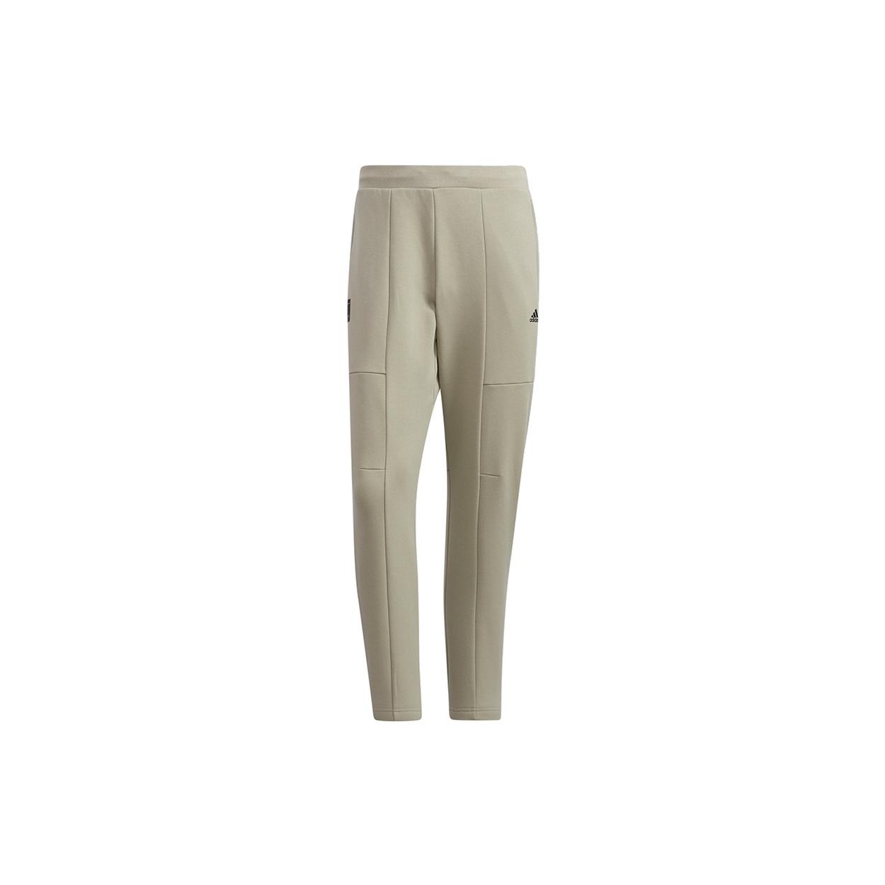 Men s adidas Wj Kn Warm Pnt Martial Arts Series Knit Straight Sports Pants/Trousers/Joggers Khaki H39282 L