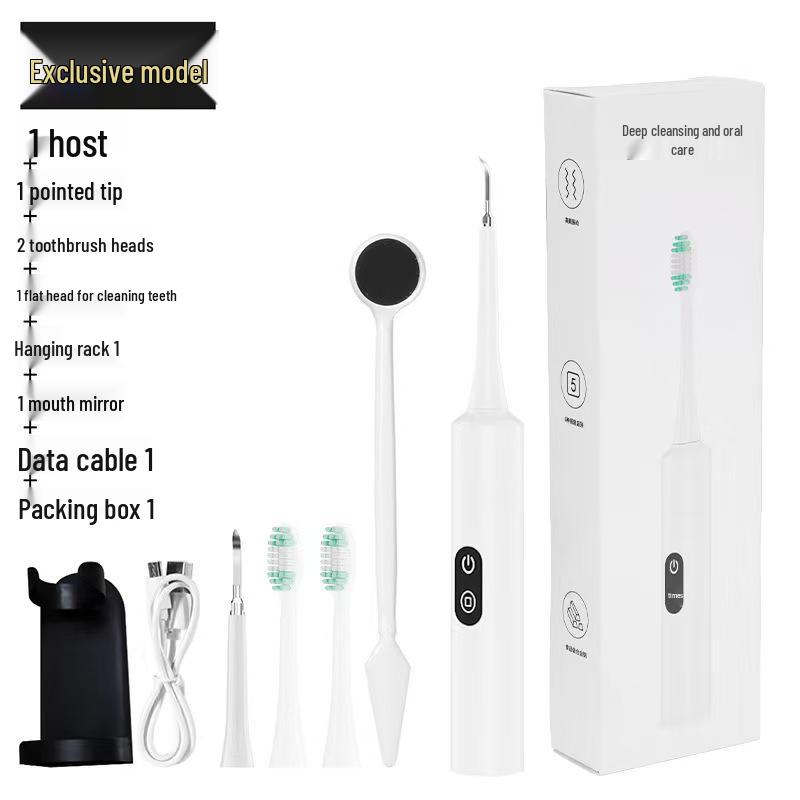 Ultrasonic 6-in-1 Electric Tooth Cleaner & Water Flosser