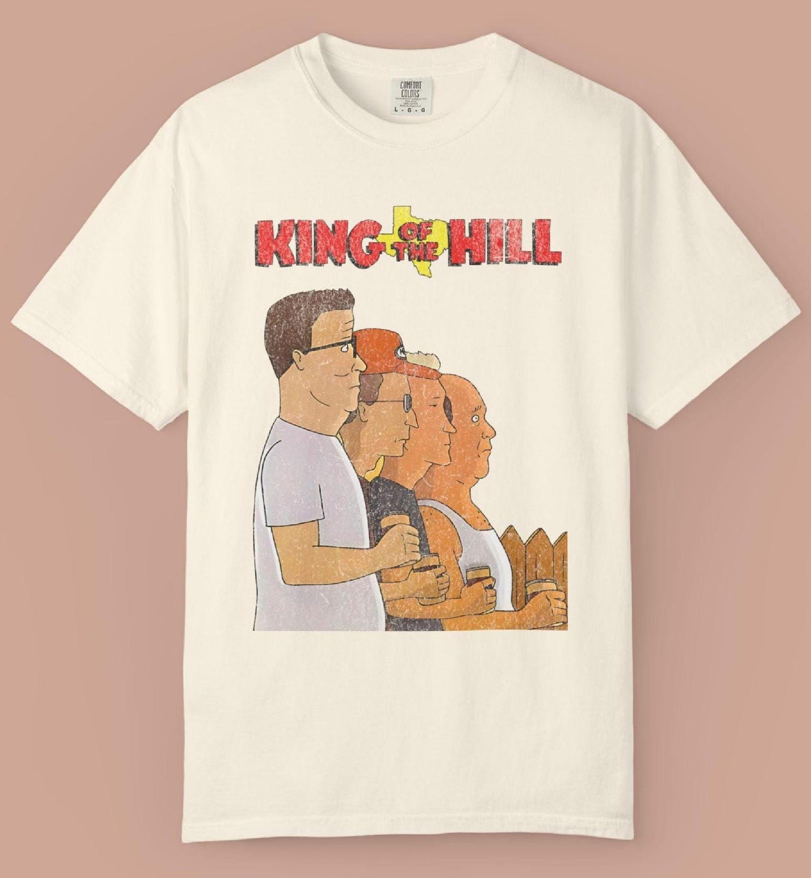 King Of the Hill Retro 80s-90s Cult Classic Show T-shirt 2XL