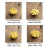 Handmade Yellow Chrysanthemum Fragrance Stick Holder, Chinese Tea Ceremony Creative Decoration Small Fragrance Seat Board