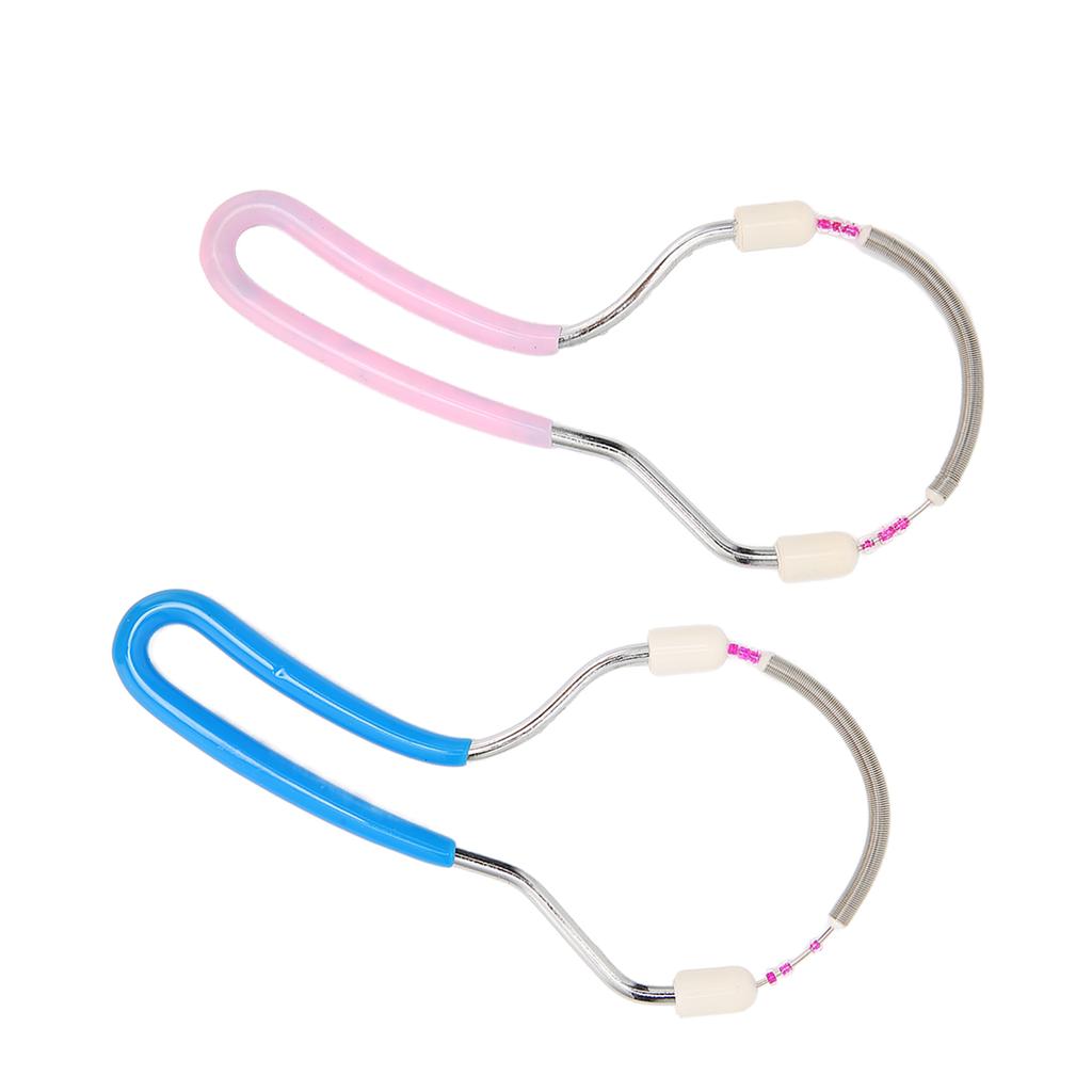 2pcs Spring Facial Hair Remover Women Portable Threading Face Epilator for Upper Lip Chin Cheeks