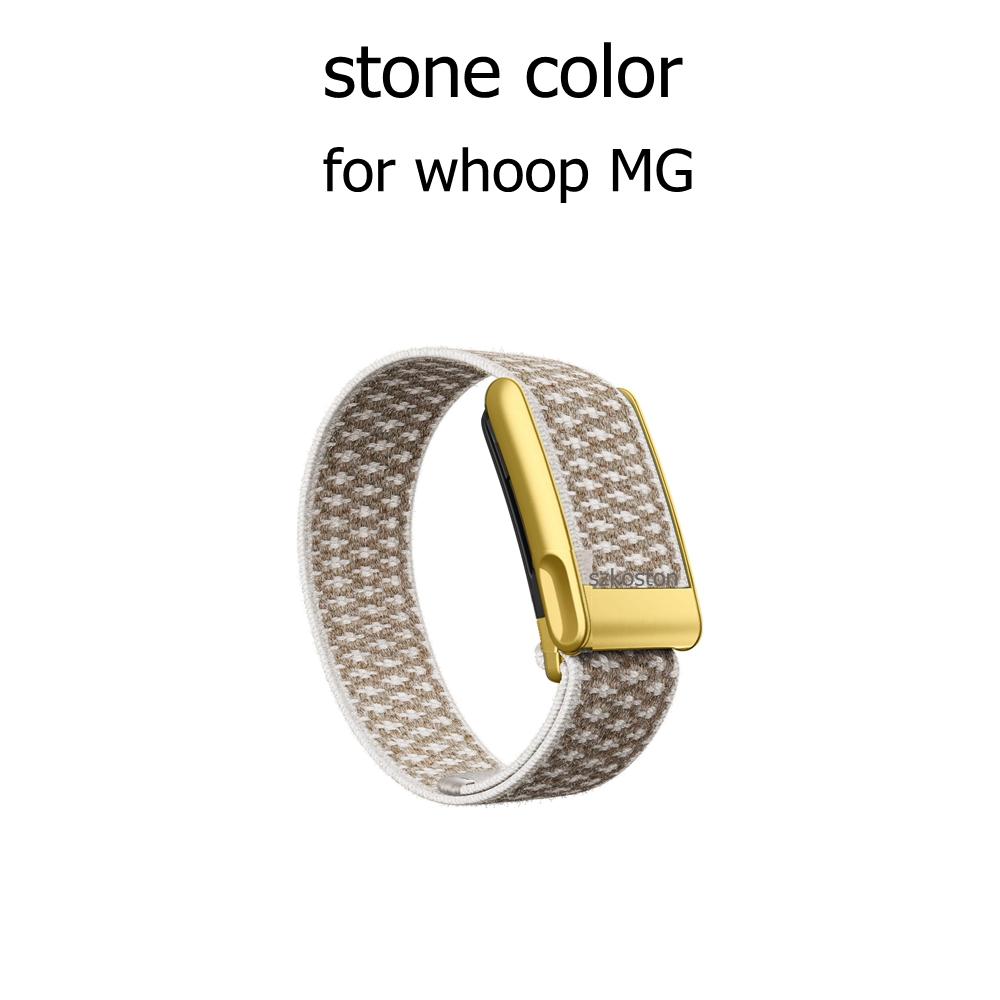 Suitable for Whoop 1.1/MG Sports Wristband Nylon Strap Cashmere Wool Elastic Replacement Wristband with Metal Frame