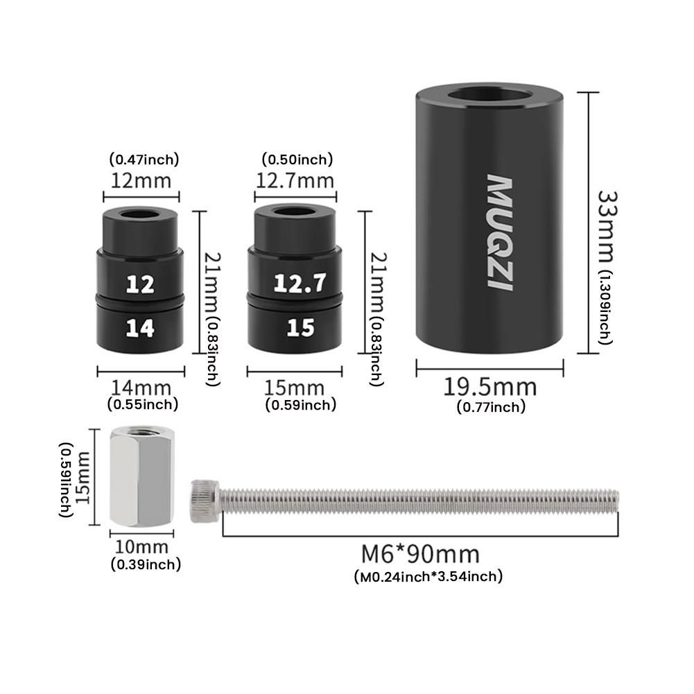 MTB Rear Shock Absorber Bushing Tool Rear Suspension Bushing Removal Installation Tool MTB Bike Shock Absorbers Repair Tool