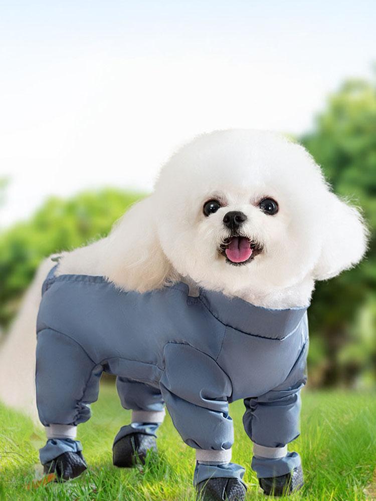 Scarpe Protettive Antiscivolo per Zampe di Cane con Imbracatura Resistenti alle Macchie Antipolvere per Animali Domestici Pantaloni per Cani Piccoli Medi Grandi