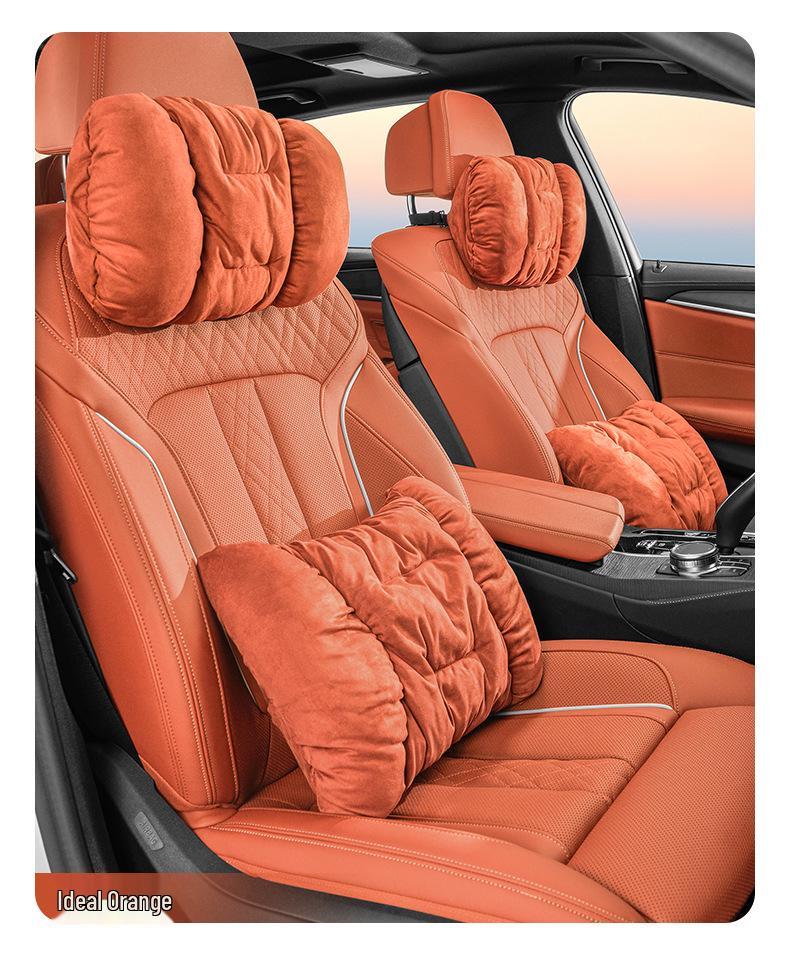 Compatible with Adita 12 Car-Specific: Headrest, Lumbar, and Neck Support Pillows