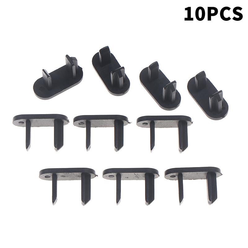 10 Pcs Car Rear Parcel Shelf Clip Replacement For Fiesta Mk8 Rear Parcel Shelf Tray Strap String Fixed Clips чёрный