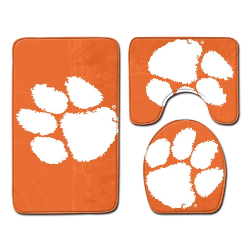 Animation Bathroom Floor Mat Three-Piece Bathroom Carpet Toilet Mat Set Door Mat Bathroom Non-Slip Mat