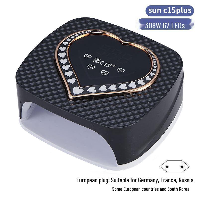 Dazzling 256W LED Nail Curing Lamp, Quick Dry Gel Lamp for Salon Use