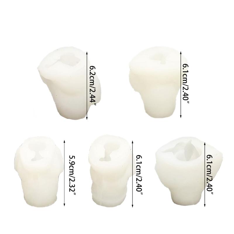 Statue Silicone Mold Candle Mold Non-stick Easy to De-mold for Making Candle Plaster Home Decorations