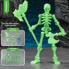 Medieval Knight  Lucky 13 Doll Figure Movable Joint Puppet Joint Building Block 3D Assembled Boy Toys Gifts Building Blocks Kids