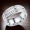 Exquisite The Titanium Steel Womens Ring Is Stylish And Simple Fading Without