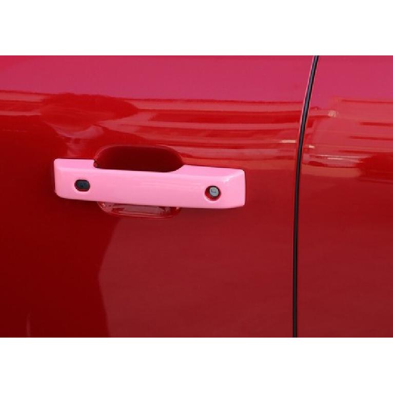 For Ford Bronco -2025  Exterior Side Door Handle Decor Cover Trim Pink