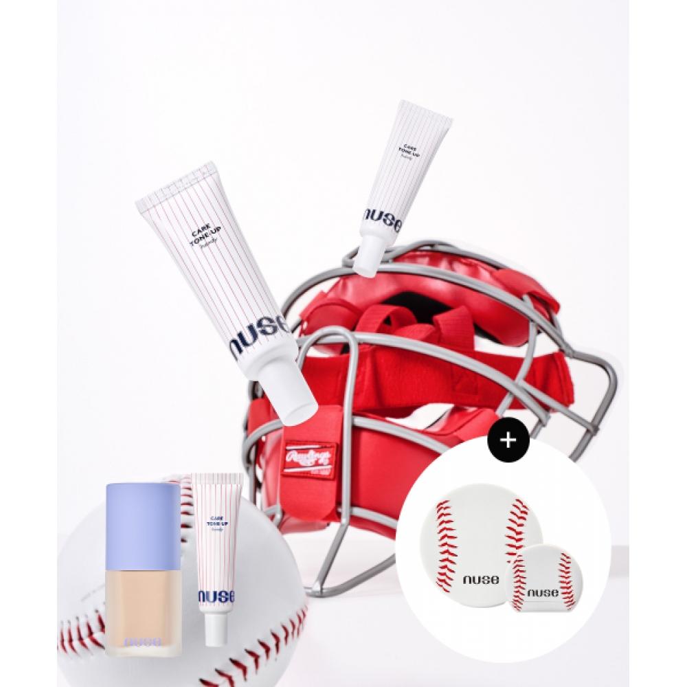 Nuse [2pack] Nooz Care Tone Up + Care Tone Up Handy  + Free Baseball Cushion 04 Milk (SPF PA ZERO)