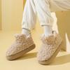Baumwollpantoffeln Winter Paar Indoor Zuhause Zuhause Rutschfest Dicksohlige Thermotasche und Baumwollschuhe