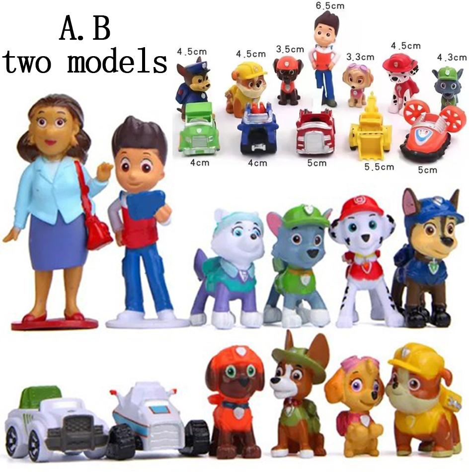 Anime Paw Patrol Perro Calendario Adorno de Pastel Adviento Con Figuras Halloween Cuenta Regresiva Juguetes Coleccionable Regalo de Navidad Para Niños Juguete