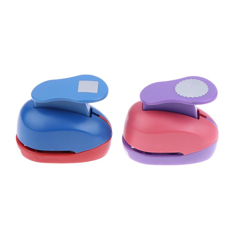 Stamp Border Stamp Shape Craft Punch Embossing Machine Round / Square Hole Punch Toothed Puncher Embosser Diy Tool