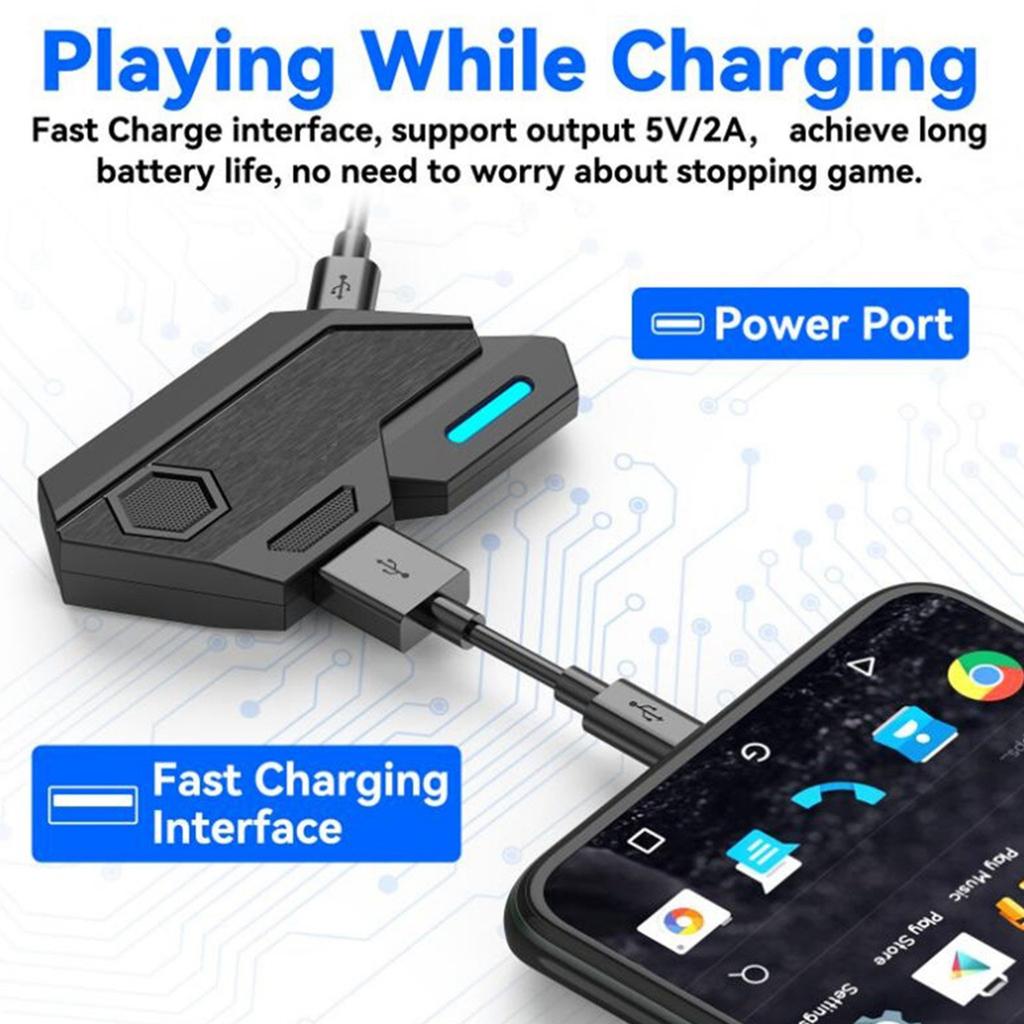 Controller Gamepad Mobile Tastiera da Gioco Mouse Convertitore Bluetooth per Adattatore di Gioco IOS Android, Mix SE