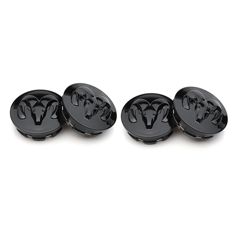 Car Wheel Hub Center Cover 4pcs ABS Electroplating Accessories For Dodge Challenger Charger Journey Ram Durango SRT Dart Journey U111