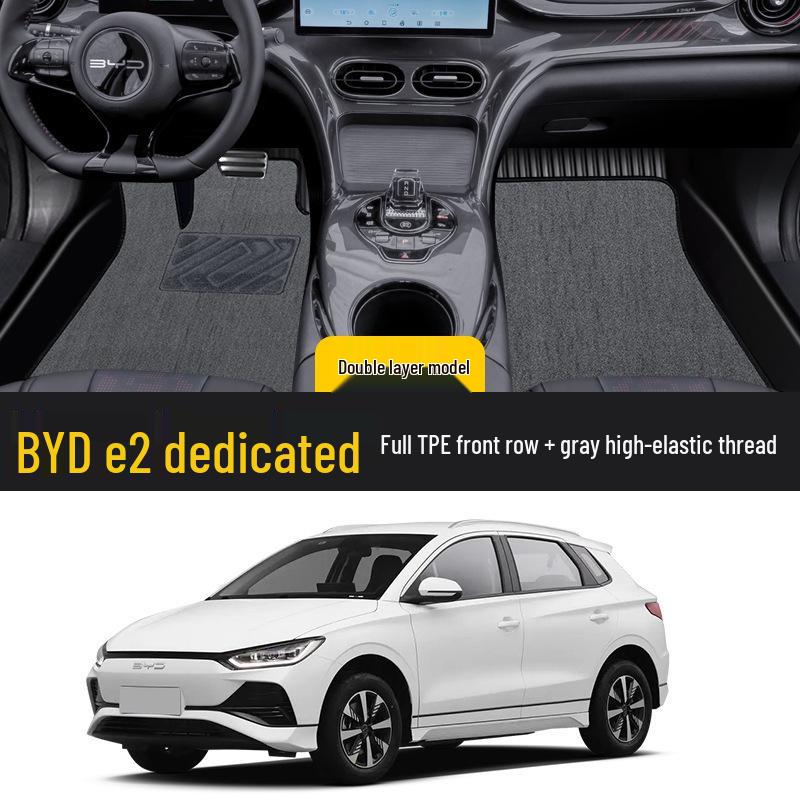BYD e2 Luxury TPE Floor Mat - Full Coverage for Single Driver's Seat (24 Model)