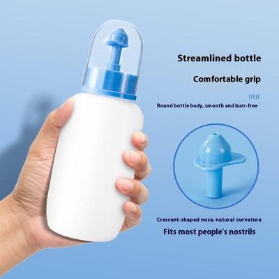 240/250ml Neusspoeler Neusspoelapparaat Spoelflesje Neusbeschermer Vermijd Allergische Rhinitis Sinusitis Volwassene Kind Neti Pot