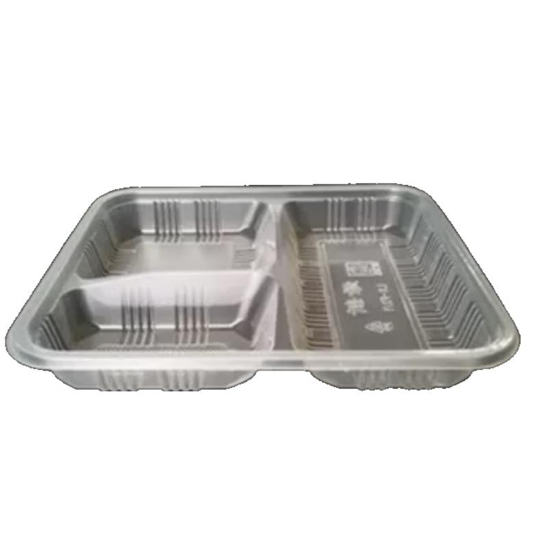 

Green String Disposable 3-Compartment Food Container