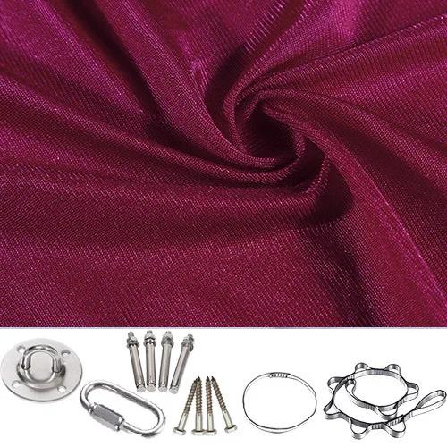 

150x280см Детские качели Упругий гамак для помещений с аксессуарами Антигравитационная йога Фитнес Пилатес Подходит для детей и взрослых