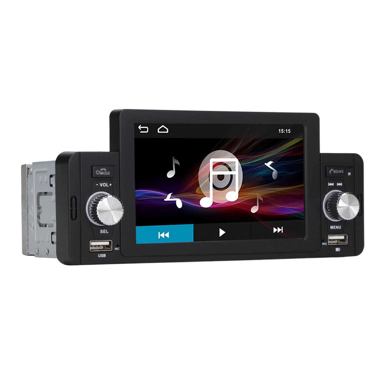 

5-дюймовый HD однодиновый MP5-плеер многофункциональный BT автомобильный радиоприемник мобильный телефон соединительный плеер 12‑14.4V