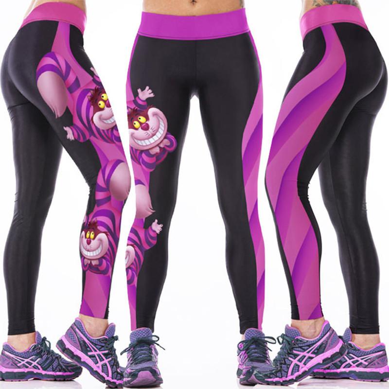 Leggings de Yoga Imprimés 3D pour Femmes Taille Haute Contrôle du Ventre Capri en Mélange de Soie de Lait