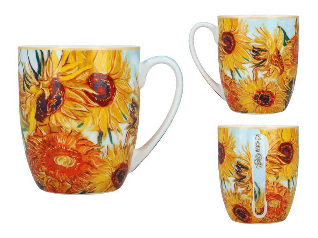 Kubek Ceramiczny Camio Van Gogh Słoneczniki Prezent Malarstwo Carmani