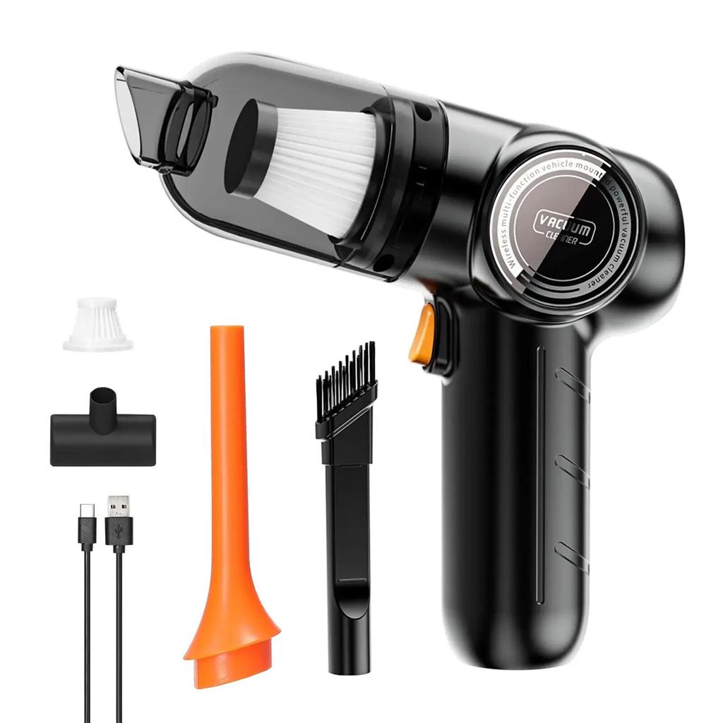9000Pa Wireless Car Vacuum Cleaner Strong Suction Handheld Car Vacuum Cleaner Home&Car Dual Use Vacuum and Blow Home Appliance