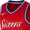 Nike NBA Jersey Basketball Tank Top, Joel Embiid #21 Philadelphia 76ers Statement Edition Men Tops Red 877219-659