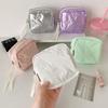Chic Embossed Small Bow Makeup Bag & ID Wallet