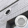 Capac Ventilație Aer Capac Ventilație Țeavă Evacuare Grilă Inox Ventilație Conductă Dreaptă Intrare Perete Ventilație cu Plasă Anti-Insecte Integrată