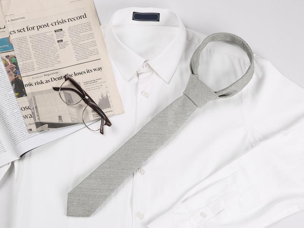 [Allegra K] Men's Self-Tie Plain Formal Casual Slim Tie
