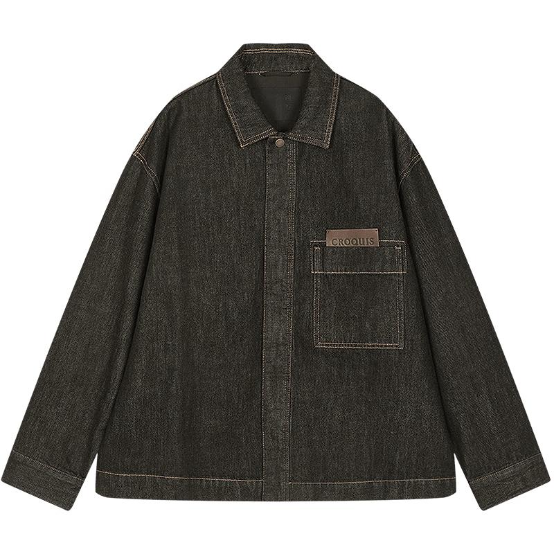 CROQUIS Men's 2025 Autumn Loose Fit Denim Jacket
