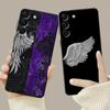 Phone Shell For Samsung Galaxy S23 S22 S21 S20 Fe Ultra S10 S9 S8 Plus Note 20ultra 10plus Case Cover Girl Angel And Demon Wings