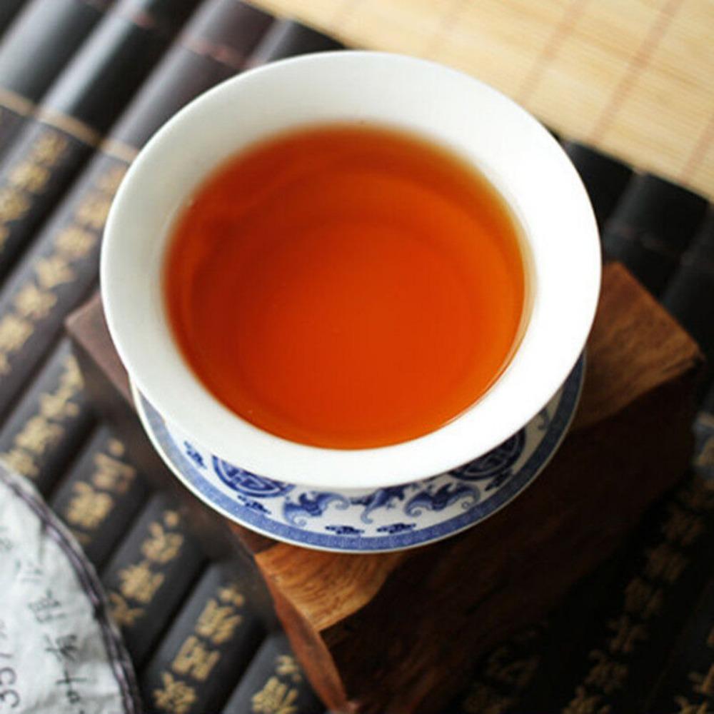 100g Organic Mature Tea Yunnan Pu'er Tea Cake Golden Bud Black Tea Healthy Drink