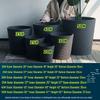 Extra-Large Thickened Plastic Flower Pot for Indoor Trees