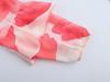 2025 Spring Women's European & American Style Chiffon Layered Sleeve Shirt