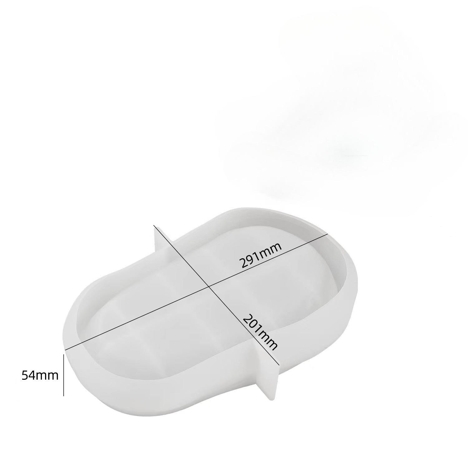 

DIY Irregular Oval Tray Plate Silicone Mold Jewelry Storage Stand Fruit Tray Resin Mold Home Decor Flower Pot Base