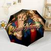 Ombrello Personalizzato con Nome Lamine Yamal Compatto da Viaggio Automatico Robusto con 8 Stecche Pieghevole Design Durevole da Portare Ogni Giorno Elegante