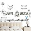 Soccer Theme Wall Decal For Bedroom Living Room Sports Home Wall Decoration